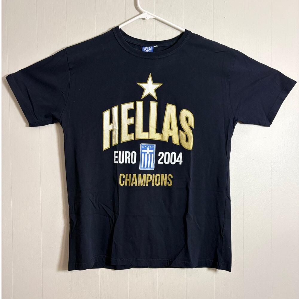 Hellenic Football Federation Hellas Euro 2024 Champions Short Sleeve T Shirt